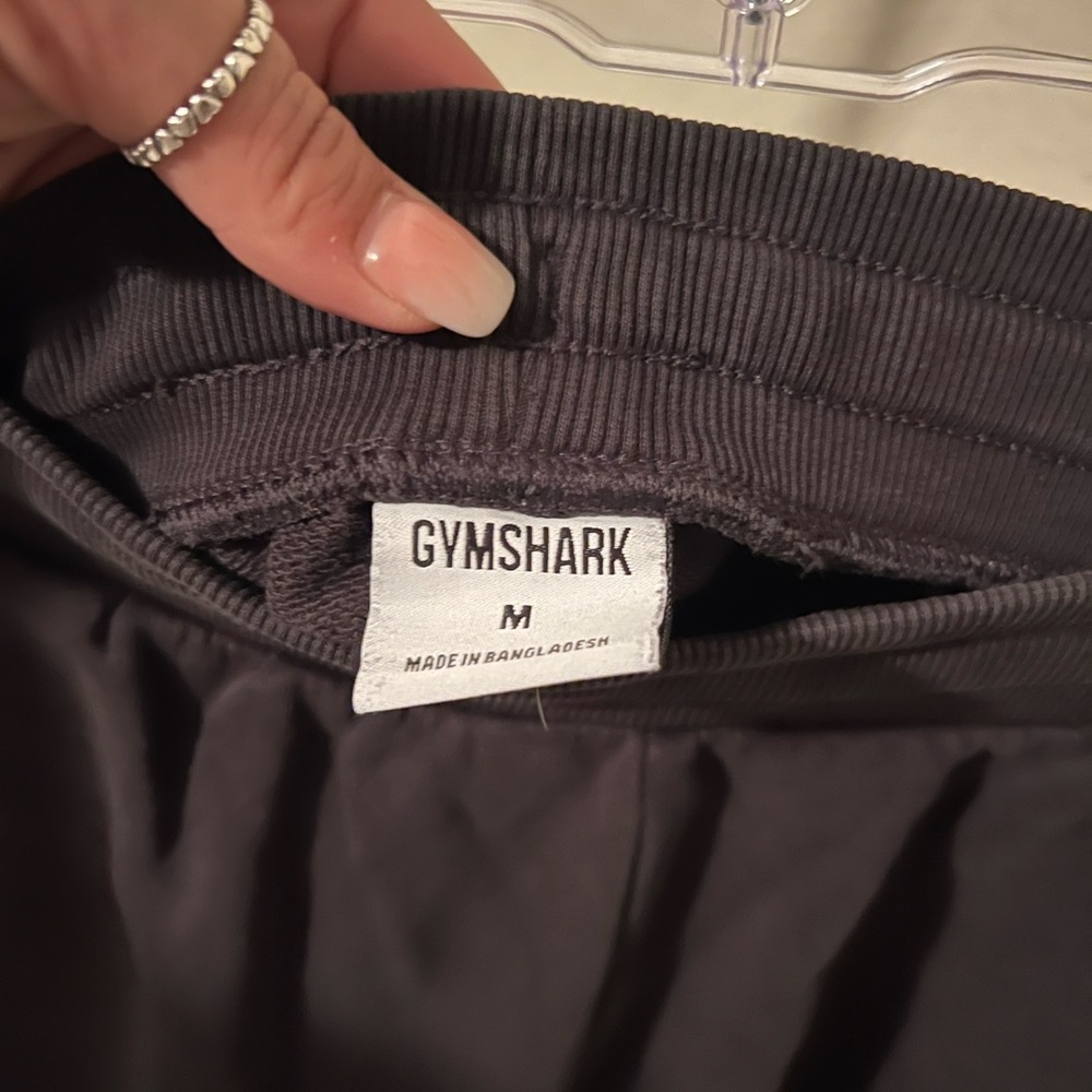 Mens Black Gymshark Sweat pant Shorts size M - Picture 3 of 7